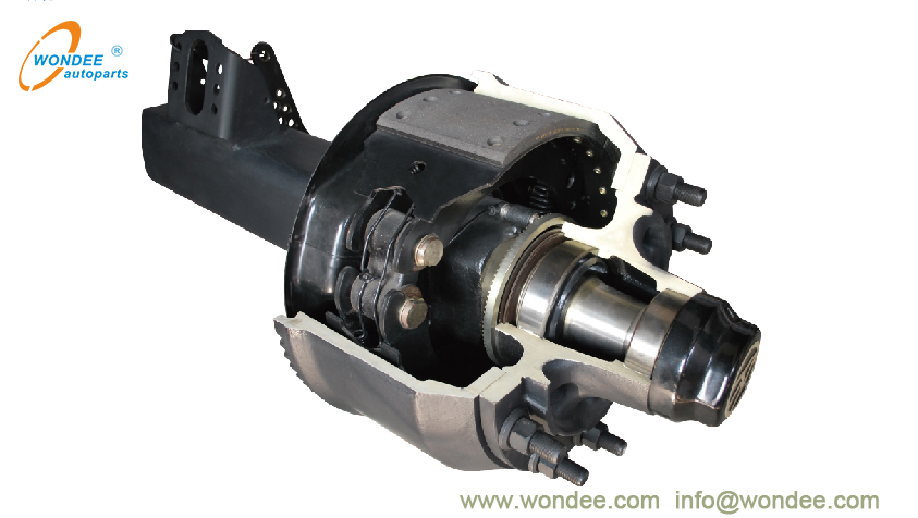 WONDEE semi trailer brake system Полу прицепов в центре оси и барабанной тормозной системы