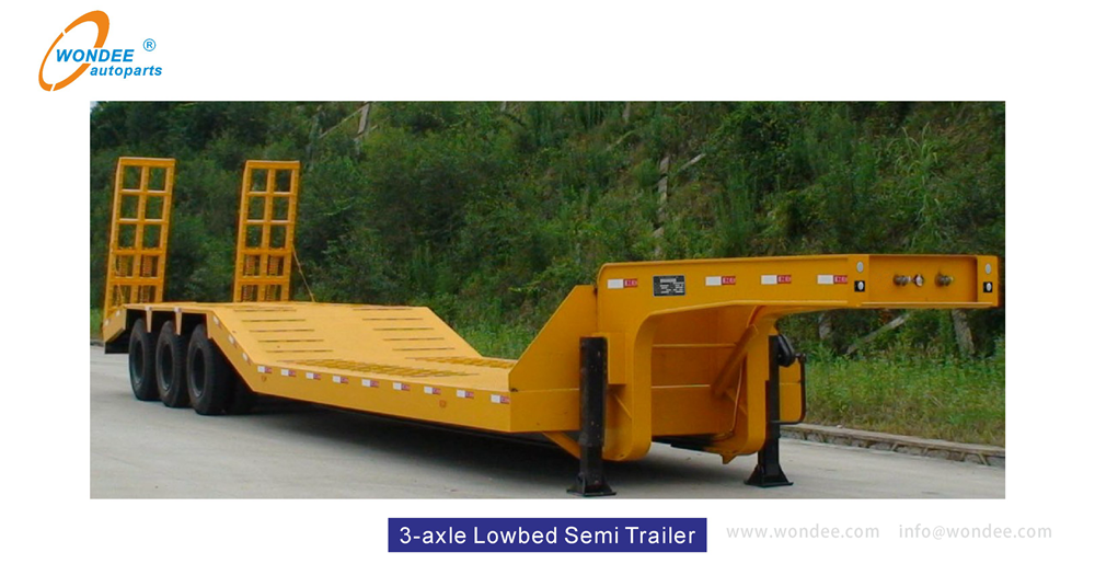 WONDEE lowbed semi trailer (3) Wondee Lowed Semi Trailer (3)