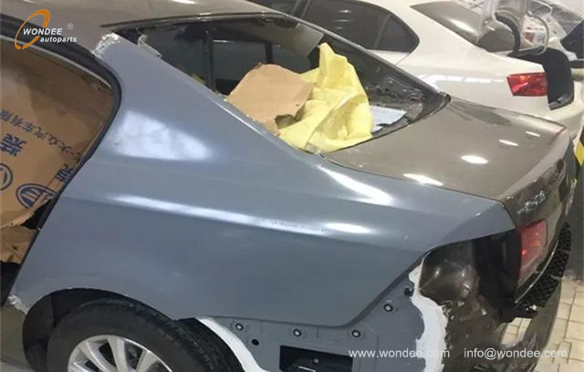 Заменить или отремонтировать деформированные детали (4)