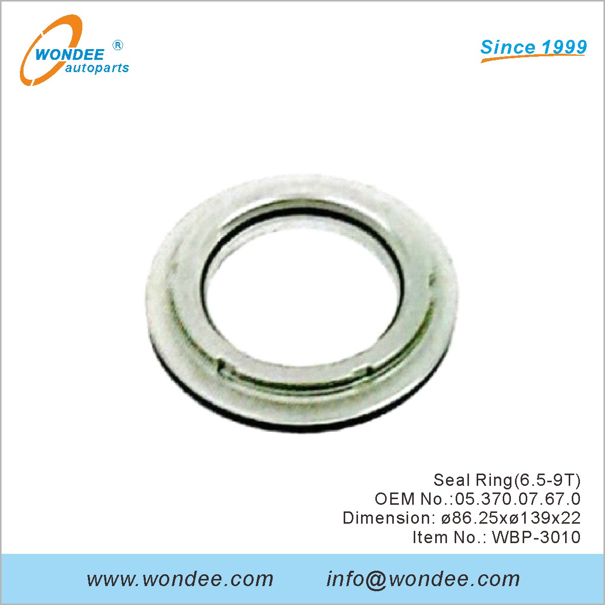 Зерновое кольцо (65-9T) OEM 0537007670 для BPW от Wondee