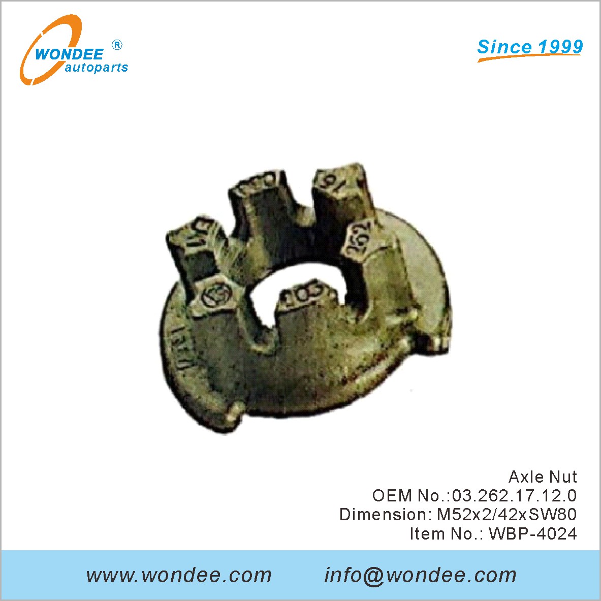 OEM -гайка OEM 0326217120 для BPW от Wondee