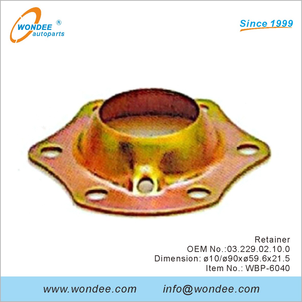 Удержание OEM 0322902100 для BPW от Wondee