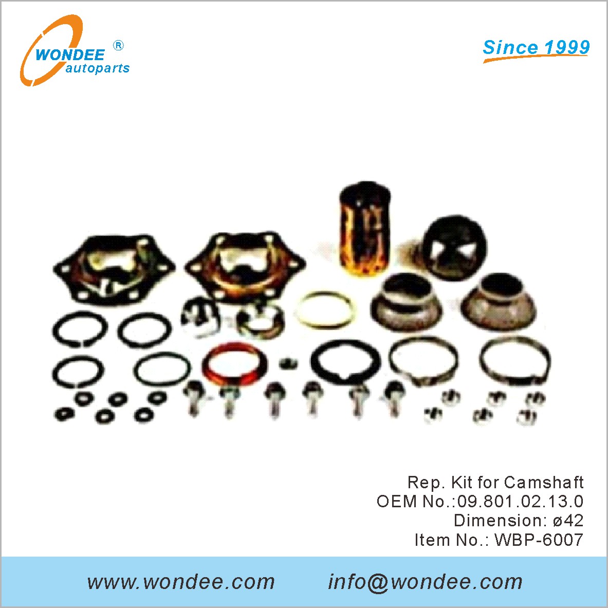 Rep Kit для распределительного вала OEM 0980102130 для BPW от Wondee