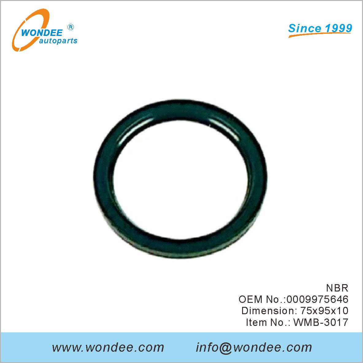 NBR OEM 0009975646 для Benz от Wondee