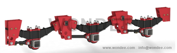 3-ось Немецкий Тип SAF Тип механической подвески от Китая Производитель / Wondee Autoparts