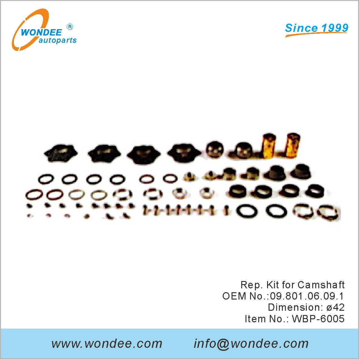 Rep Kit для распределительного вала OEM 0980106091 для BPW от Wondee