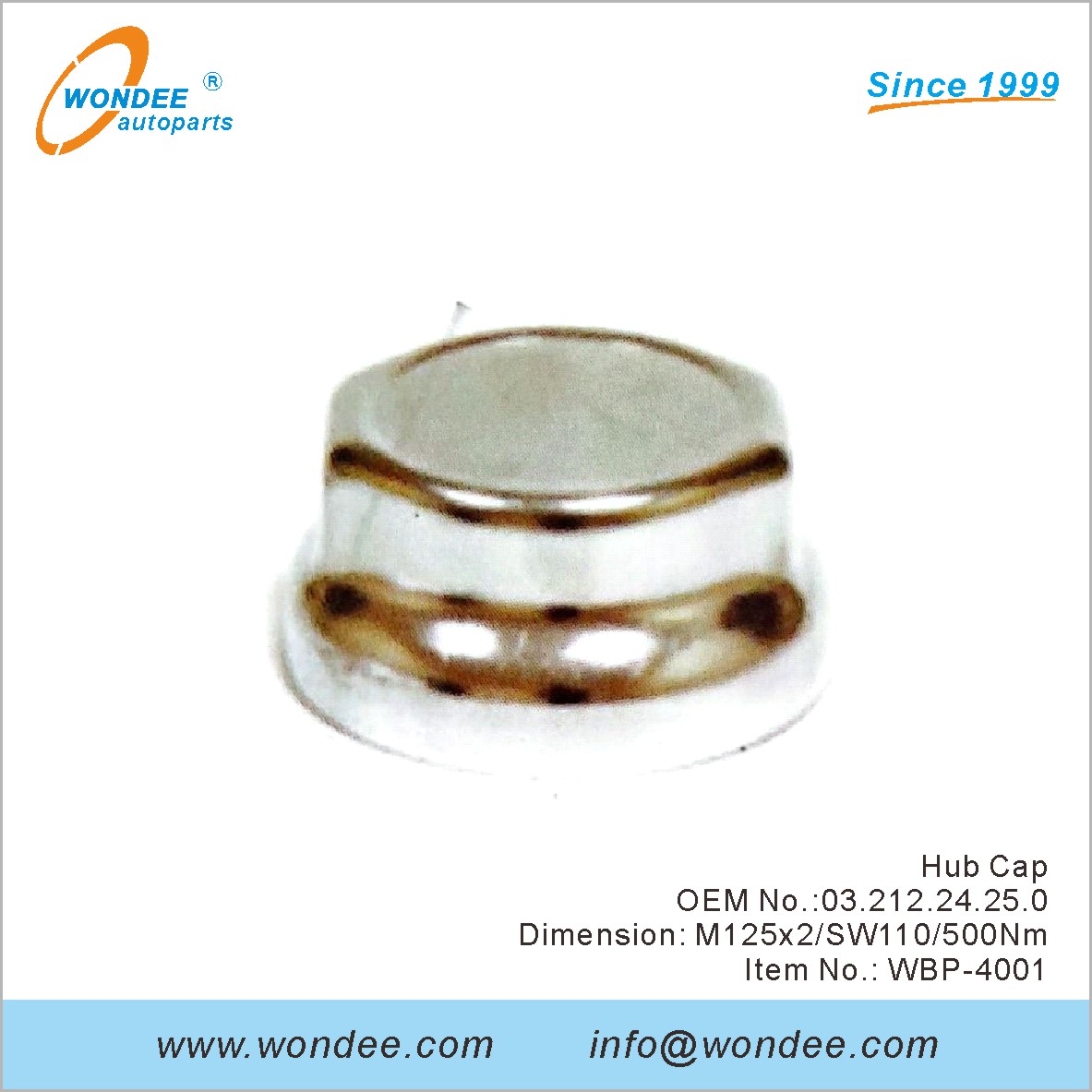 Hub Cap OEM 0321224250 для BPW от Wondee