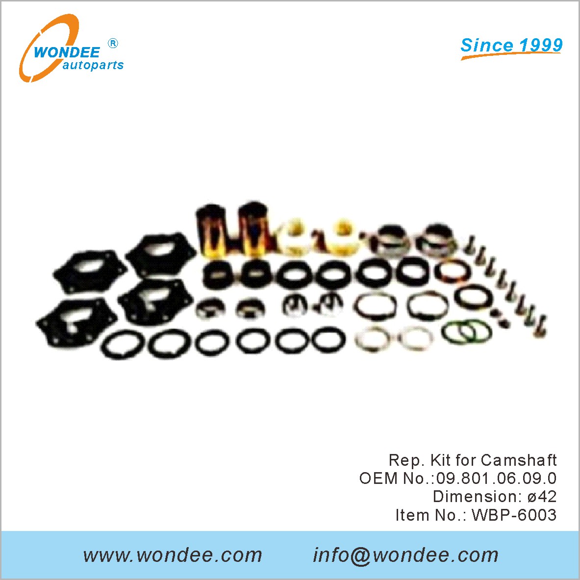 Rep Kit для распределительного вала OEM 0980106090 для BPW от Wondee
