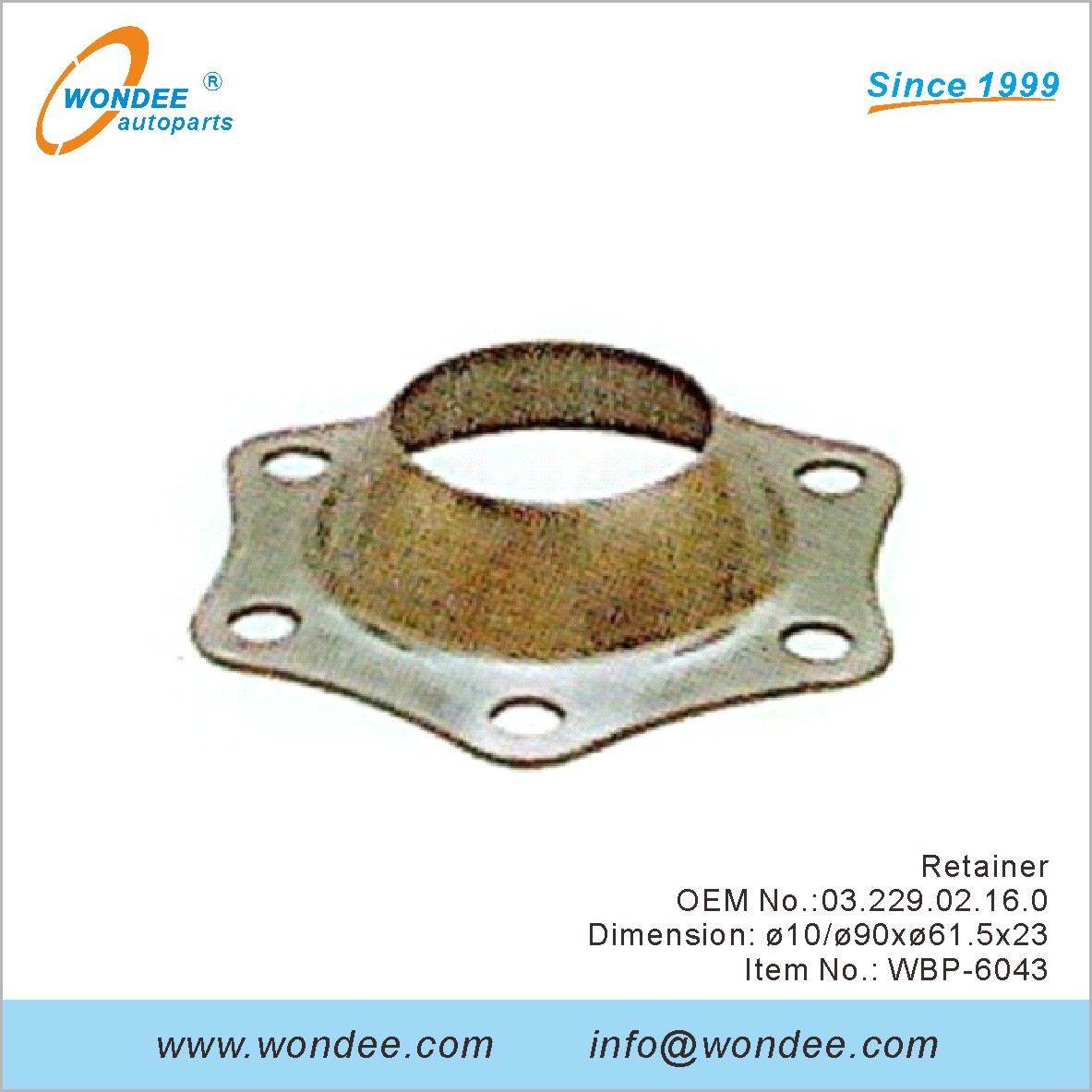 Удержание OEM 0322902160 для BPW от Wondee