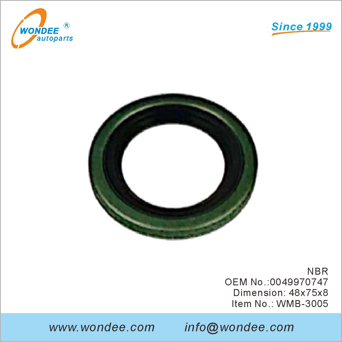 NBR OEM 0049970747 для Benz от Wondee