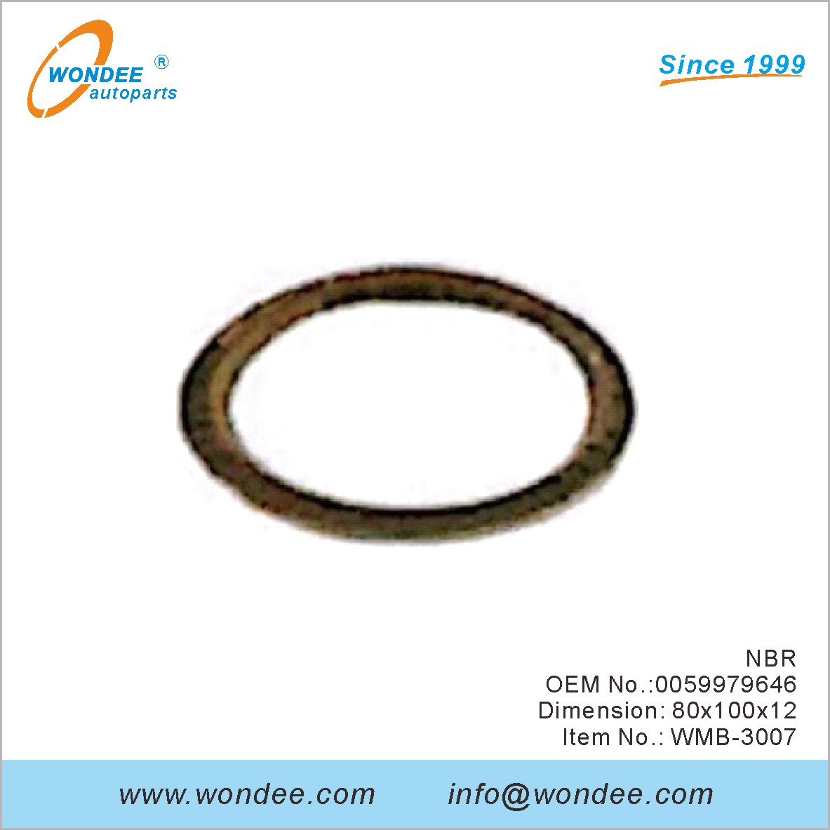 NBR OEM 0059979646 для Benz от Wondee