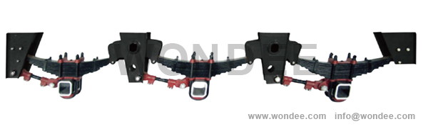 3-ось Немецкий тип BPW Тип механической подвеской от Китая Производитель / Wondee Autoparts