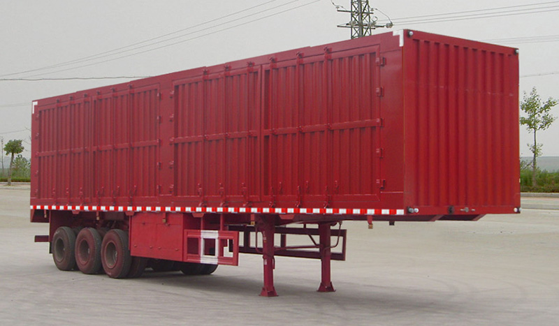Wondee 3-Axle Van Semi Trailer для объемного груза от производителя Китая