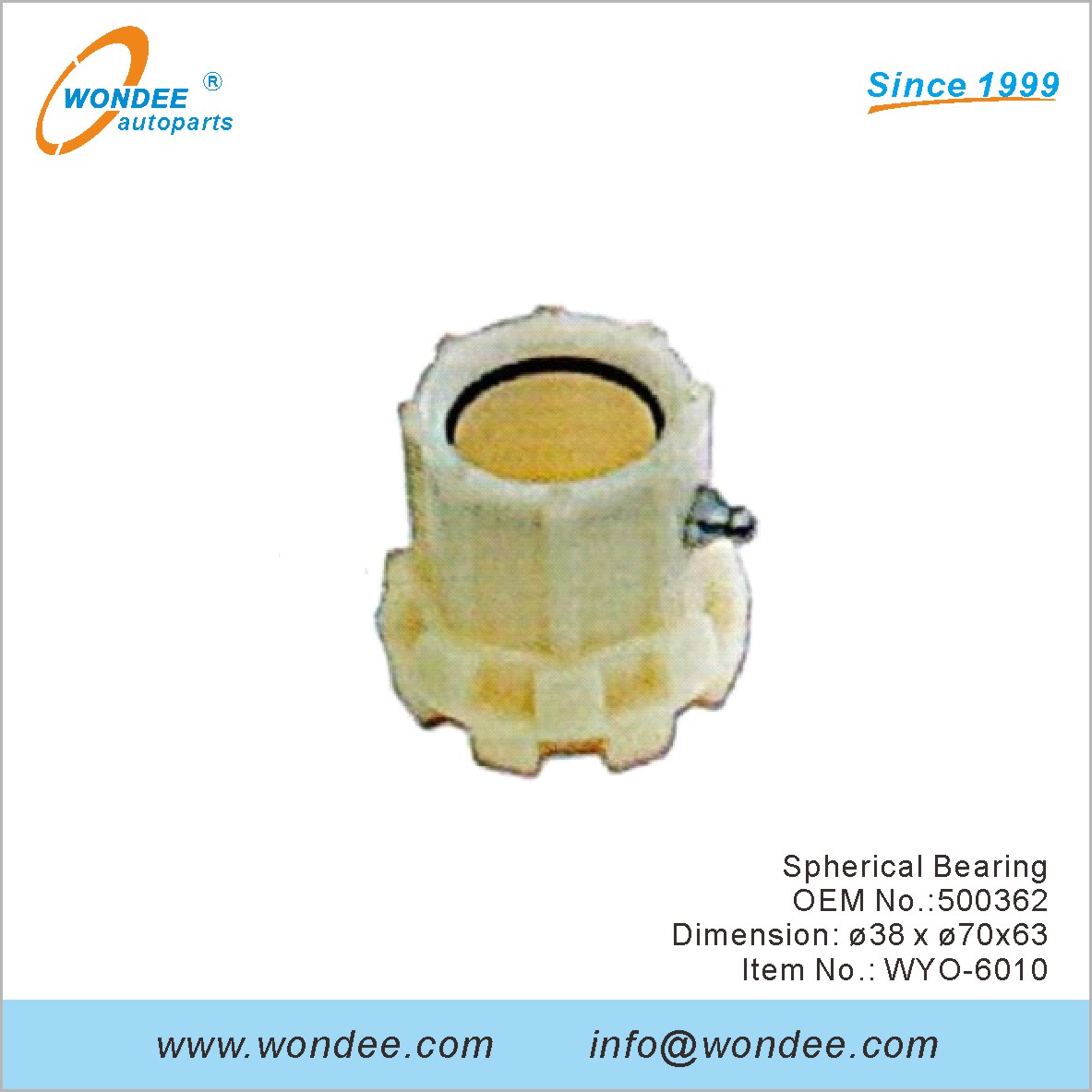 Сферический подшипник OEM 500362 для Volvo от Wondee