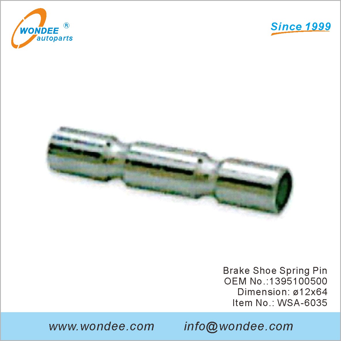 Тормозная обувь пружина OEM 1395100500 для SAF от Wondee