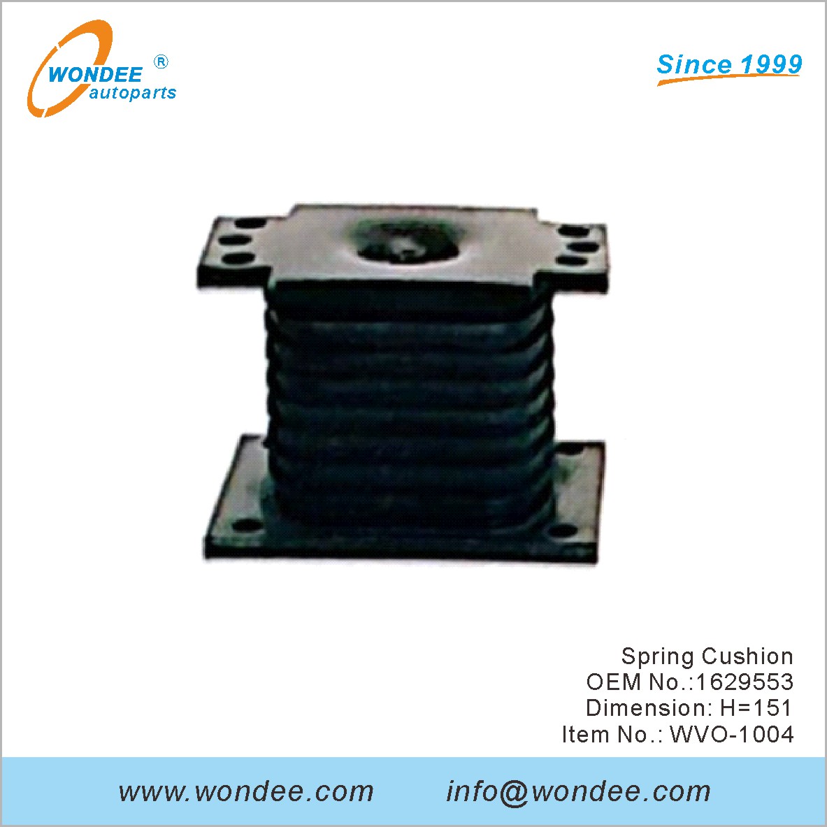 Spring Cushion OEM 1629553 для Volvo от Wondee