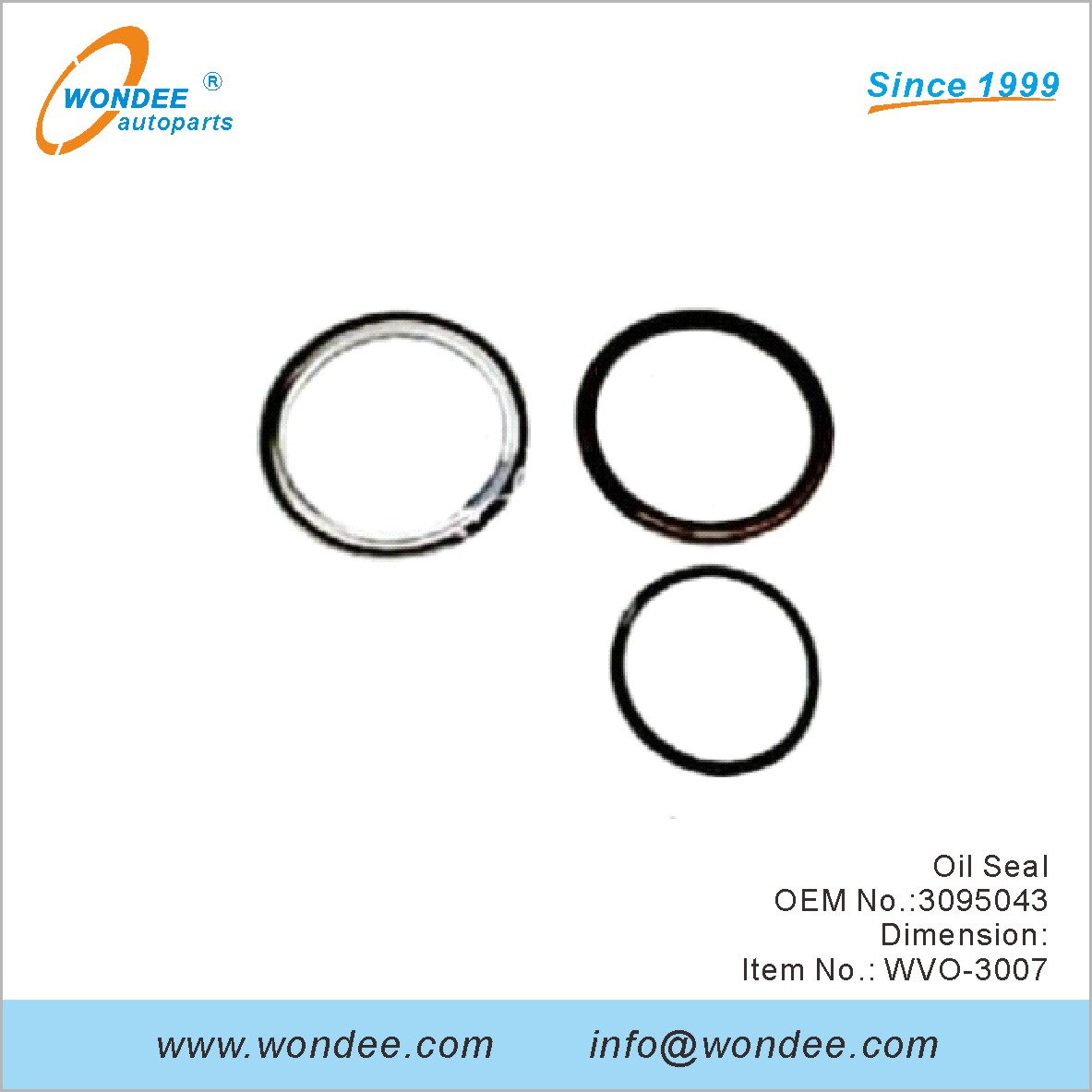 Масляное уплотнение OEM 3095043 для Volvo от Wondee