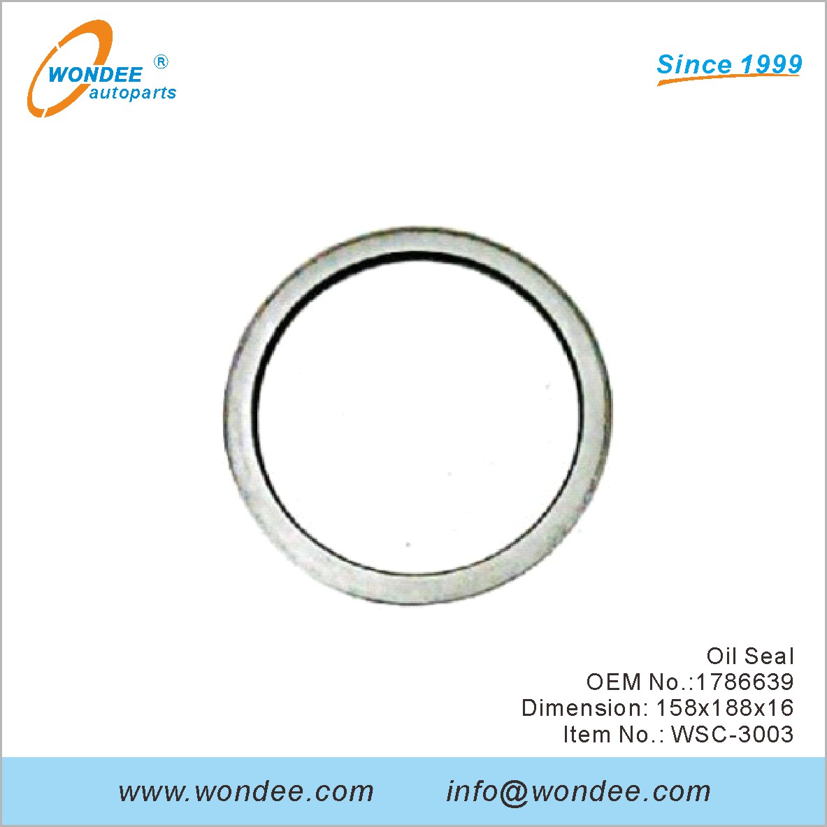 Масляное уплотнение OEM 1786639 от Wondee