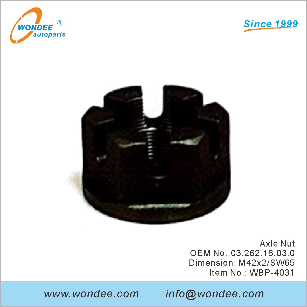 Oecle Nut OEM 0326216030 для BPW от Wondee