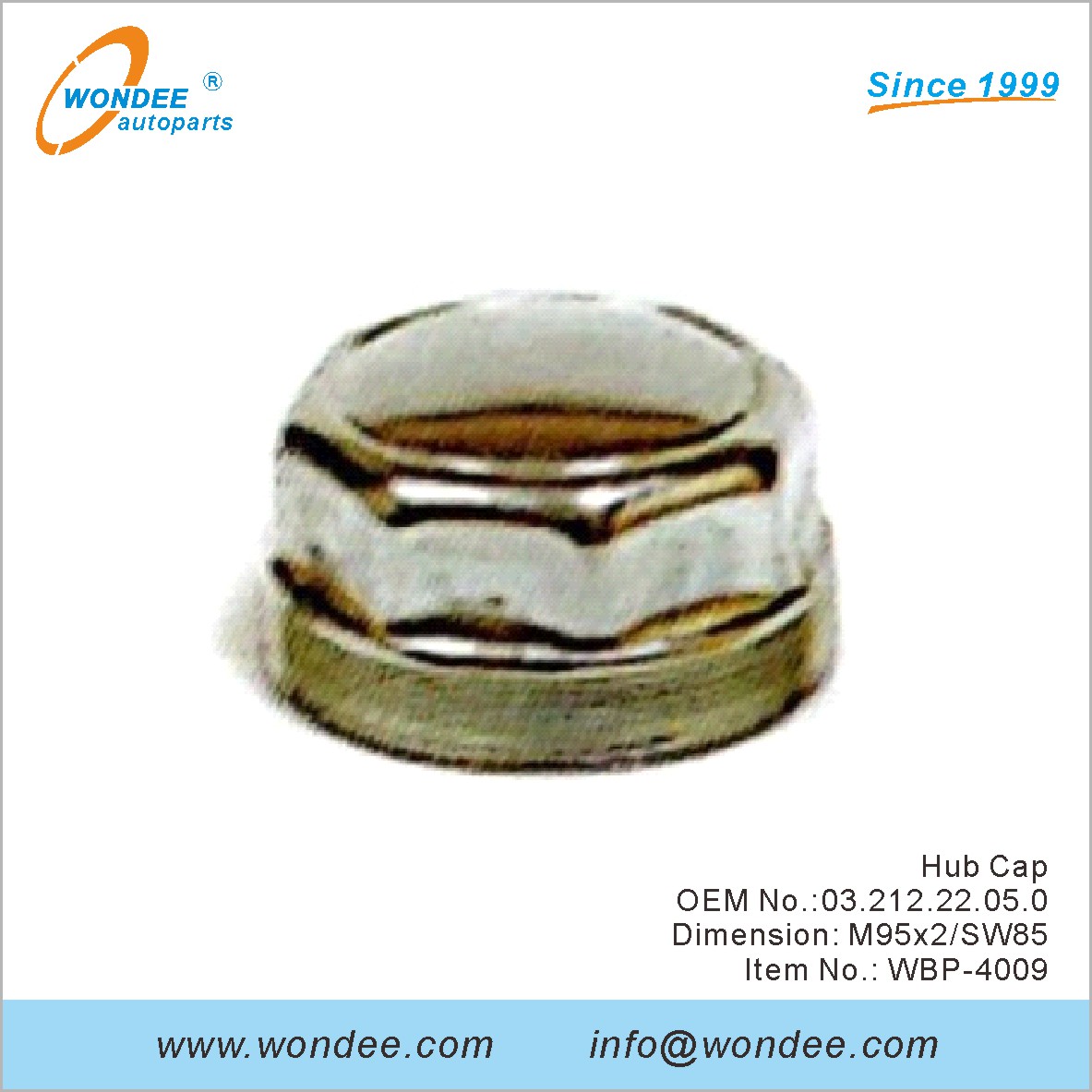 Hub Cap OEM 0321222050 для BPW от Wondee