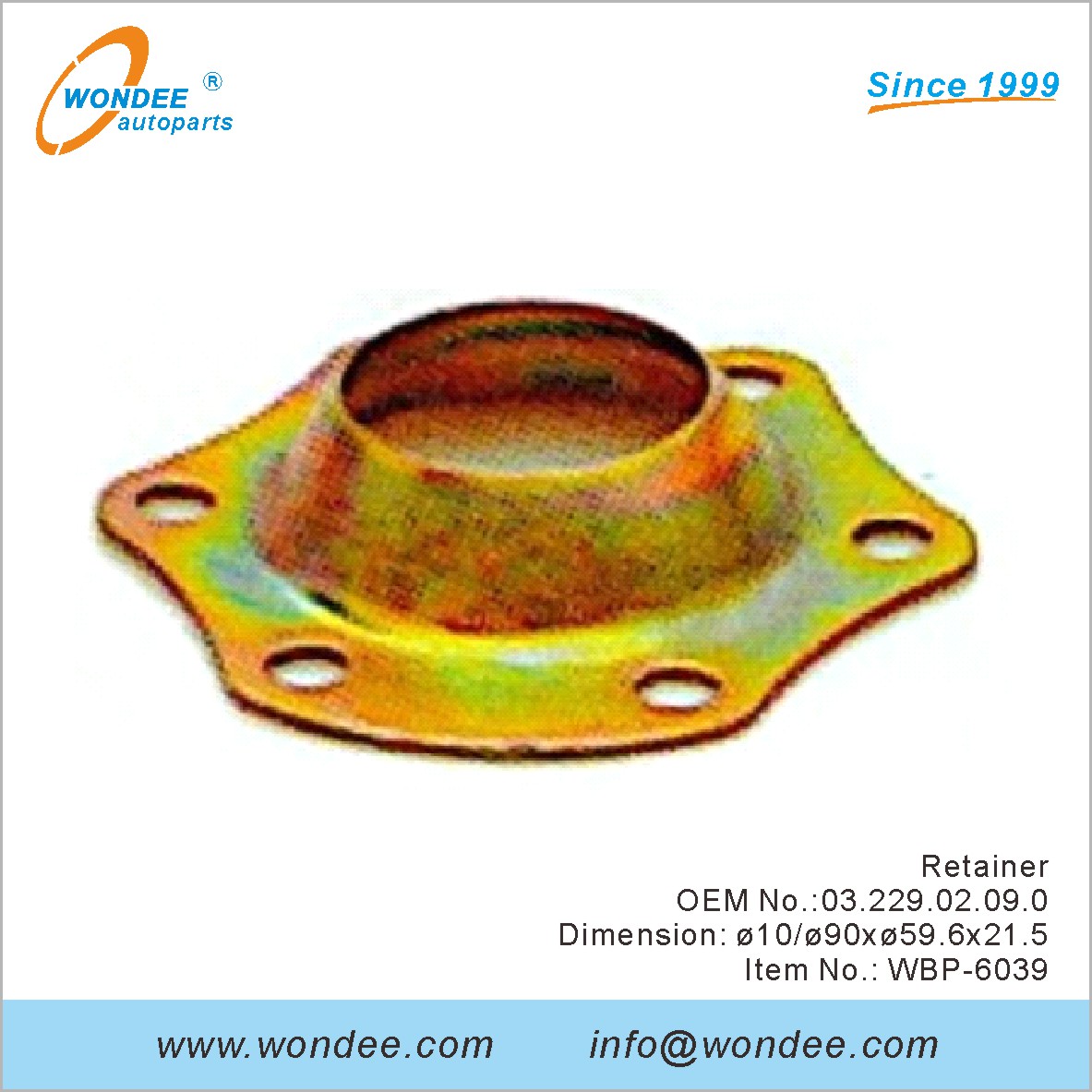 Удержание OEM 0322902090 для BPW от Wondee