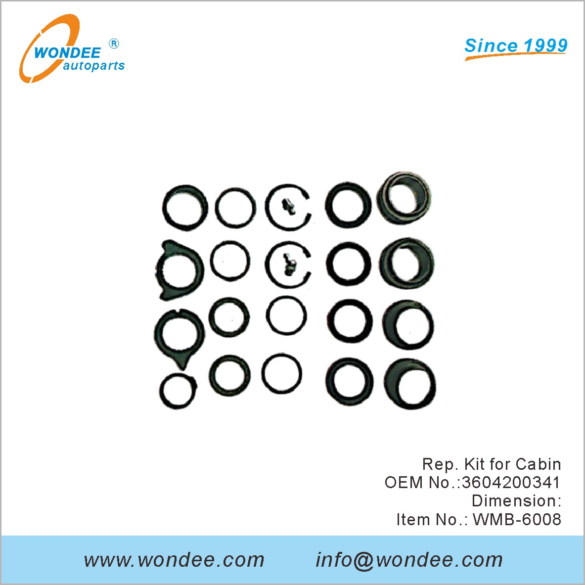 КОМПЛЕКТ РЕБЕНЕНИЯ ДЛЯ КАБОТА OEM 3604200341 для Benz от Wondee