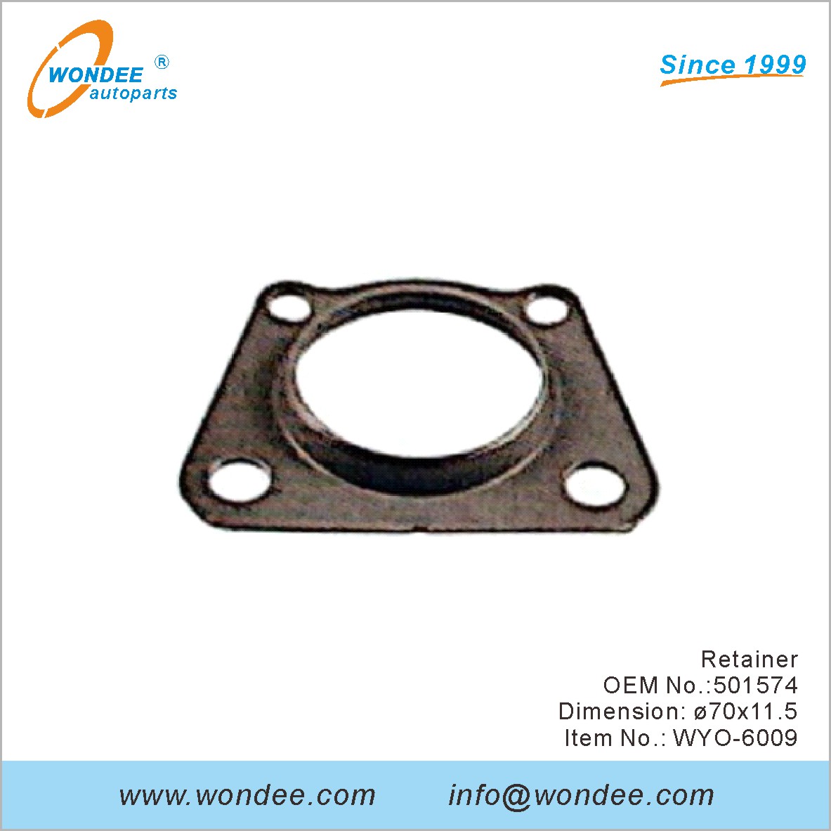 Удержание OEM 501574 для Volvo от Wondee