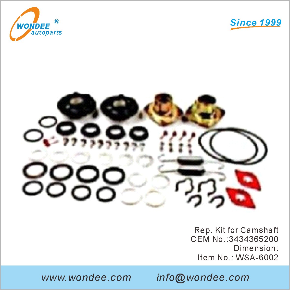 Rep.Kit для OEM 343434365200 для SAF от Wondee