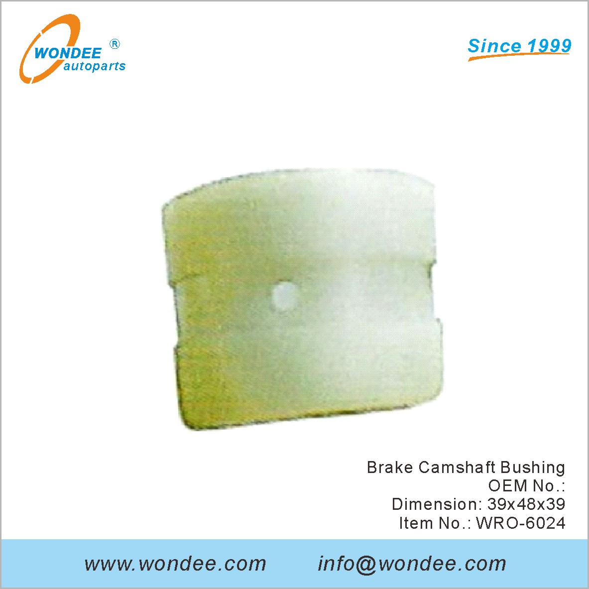 Тормозное втулка распределительного вала для ROR от Wondee