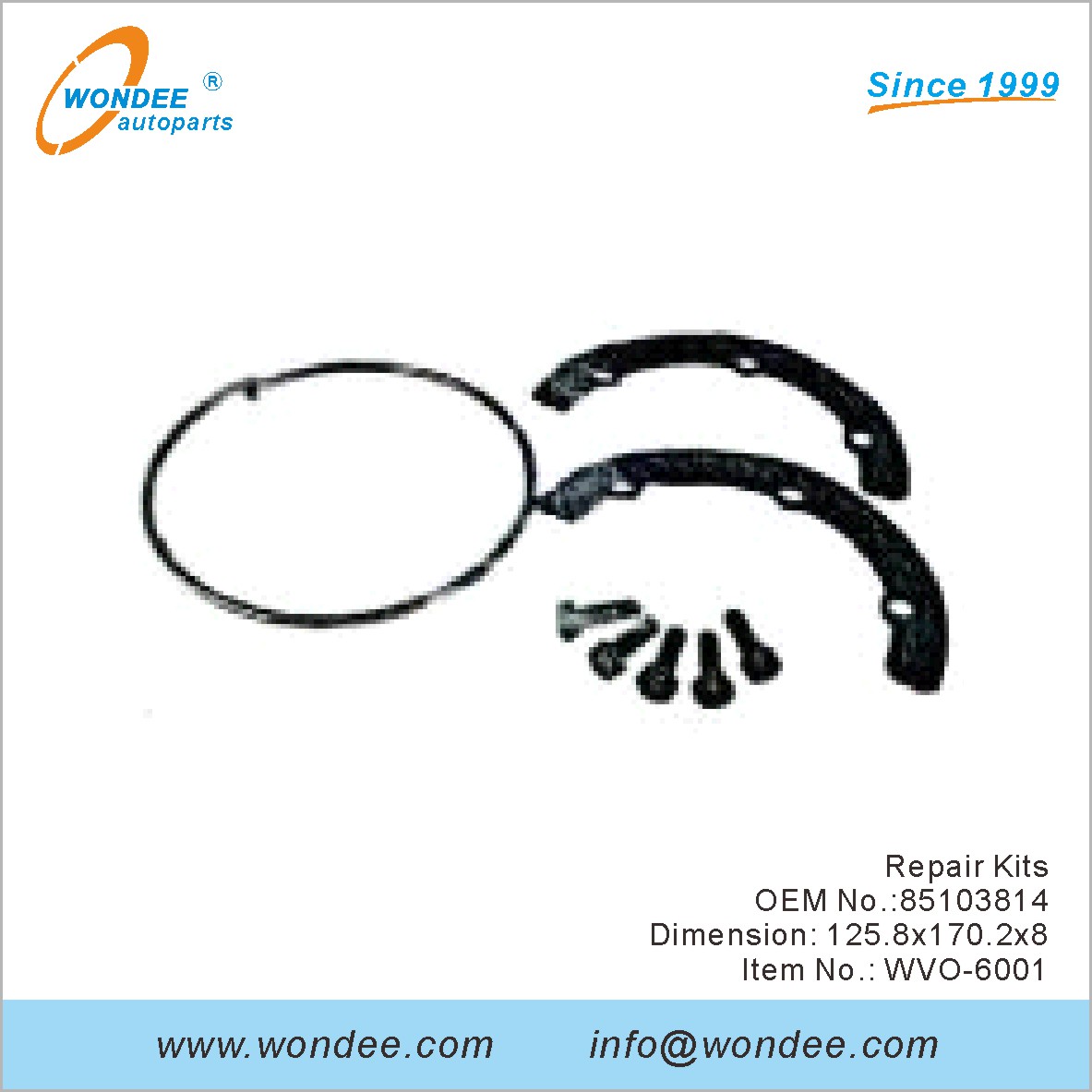 Ремонтные комплекты OEM 85103814 для Volvo от Wondee
