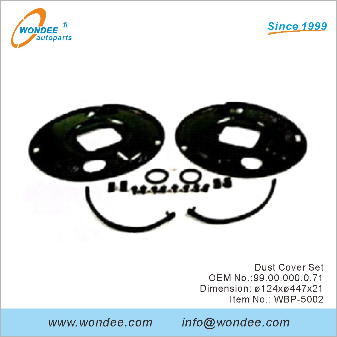 Dust Cover Set OEM 9900000071 для BPW от Wondee