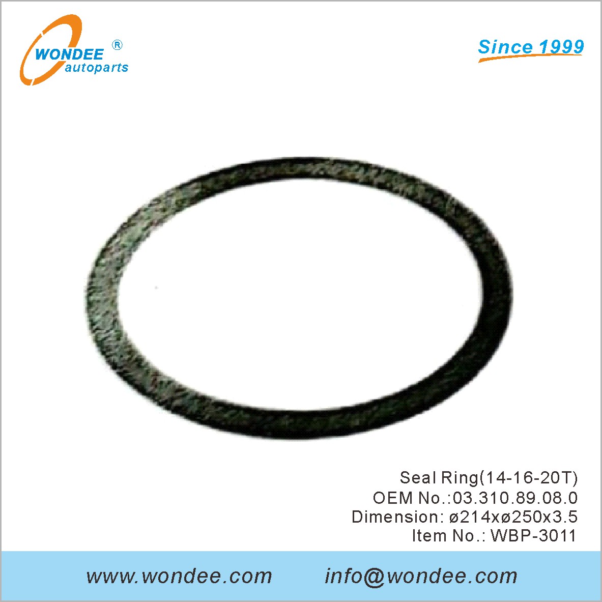 Зерновое кольцо (14-16-20t) OEM 0331089080 для BPW от Wondee
