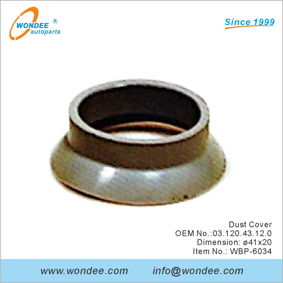 Dust Cover OEM 0312043120 для BPW от Wondee