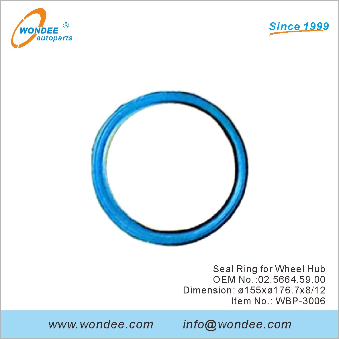 Зерновое кольцо для колесного хаба OEM 0256645900 для BPW от Wondee