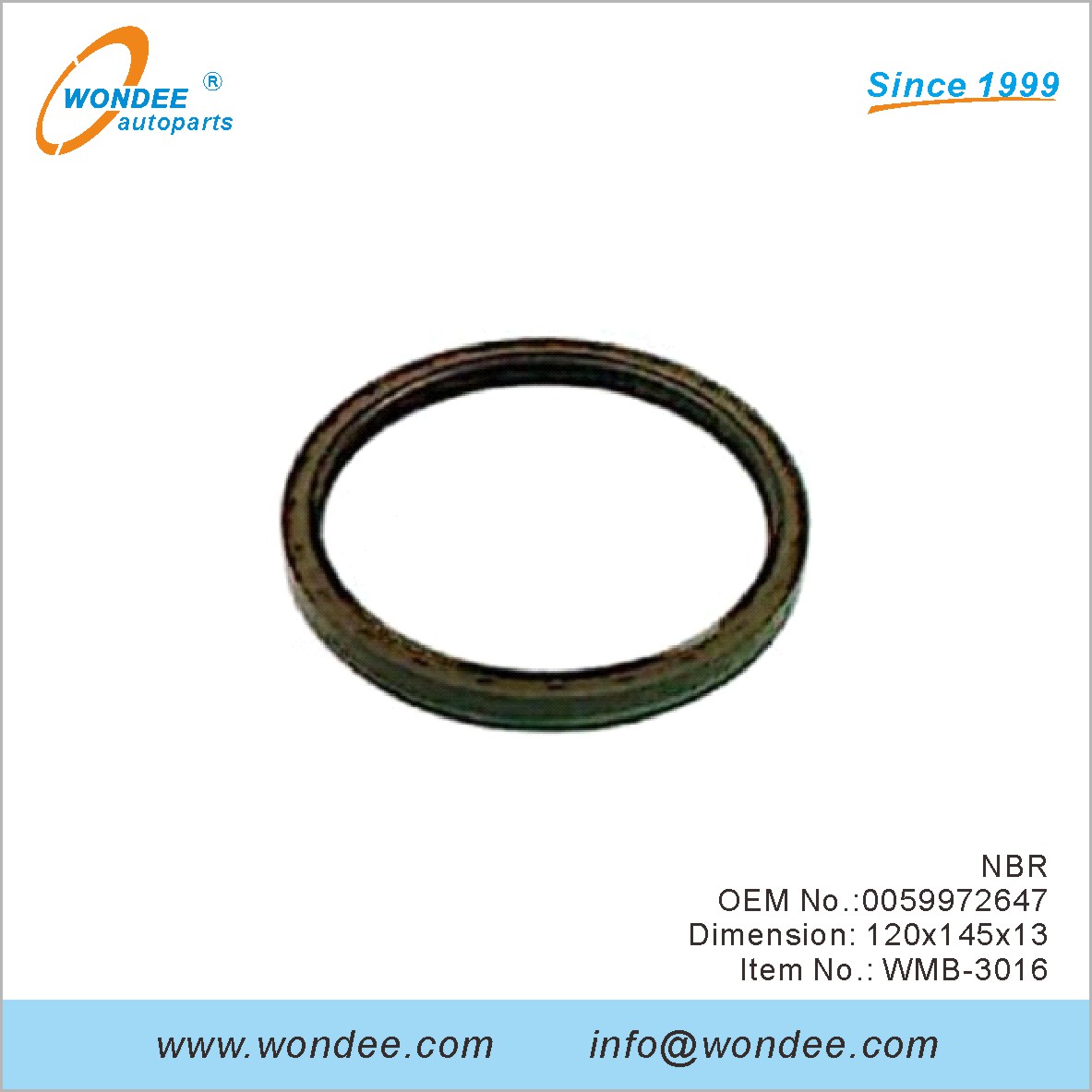 NBR OEM 0059972647 для Benz от Wondee