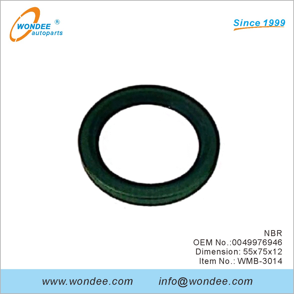 NBR OEM 0049976946 для Benz от Wondee