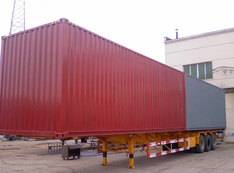 Wondee 3-Axle Skeleton Semi Trailer для контейнерного транспорта от поставщика Китая