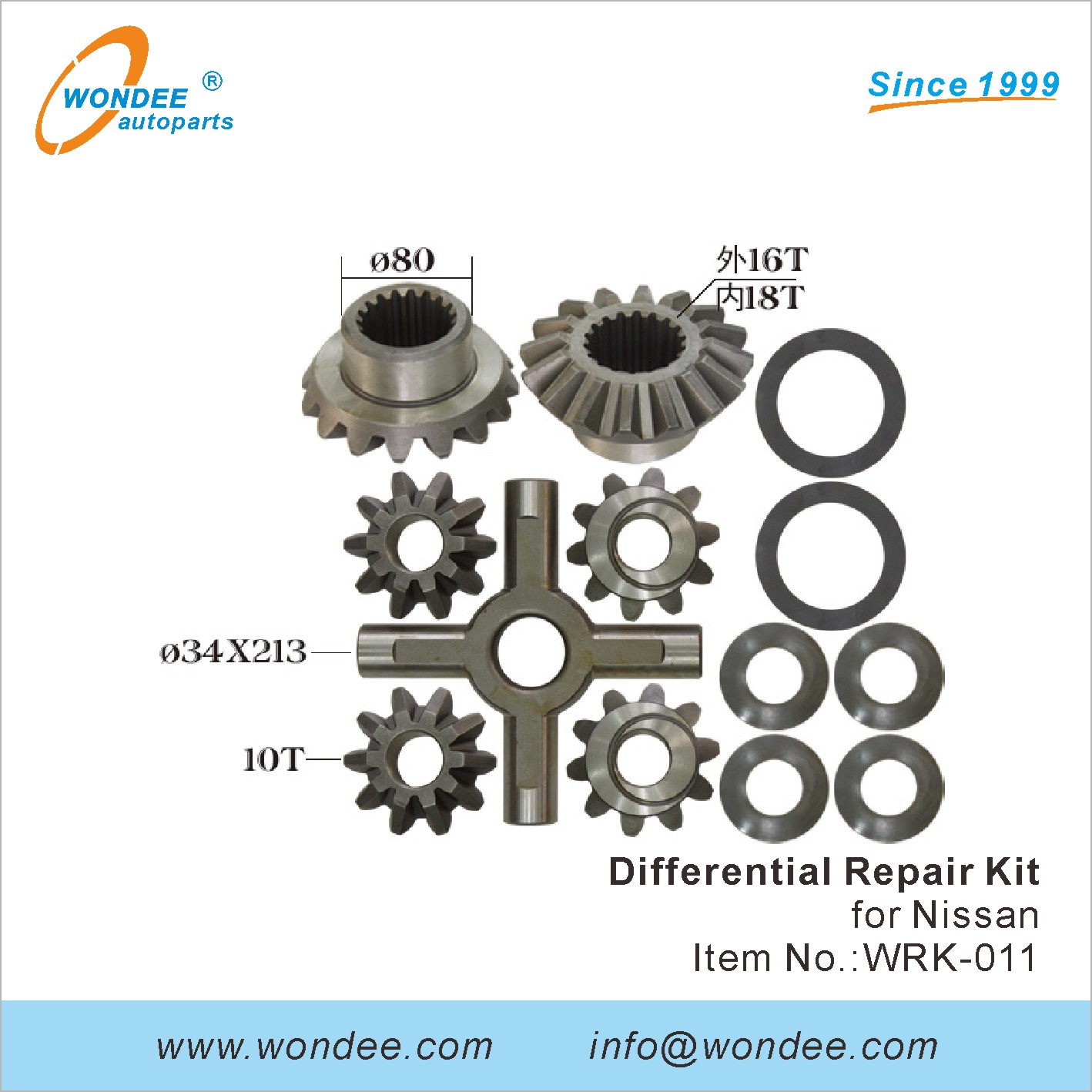 Wondee Differial Repair Kit (11)