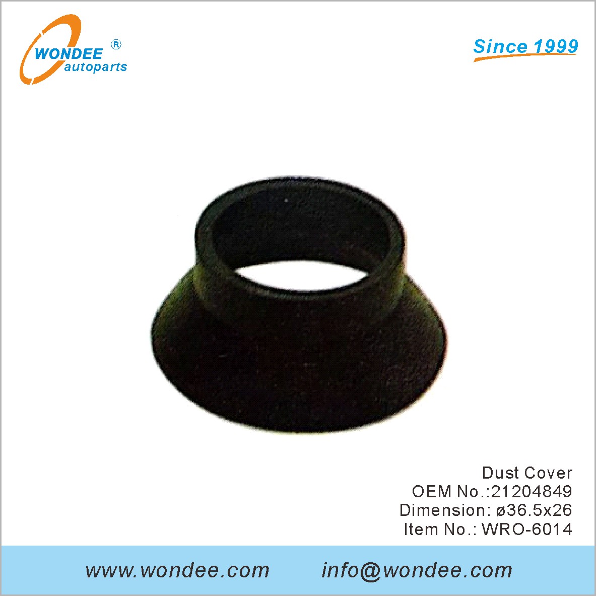 Dust Cover OEM 21204849 для ROR от Wondee