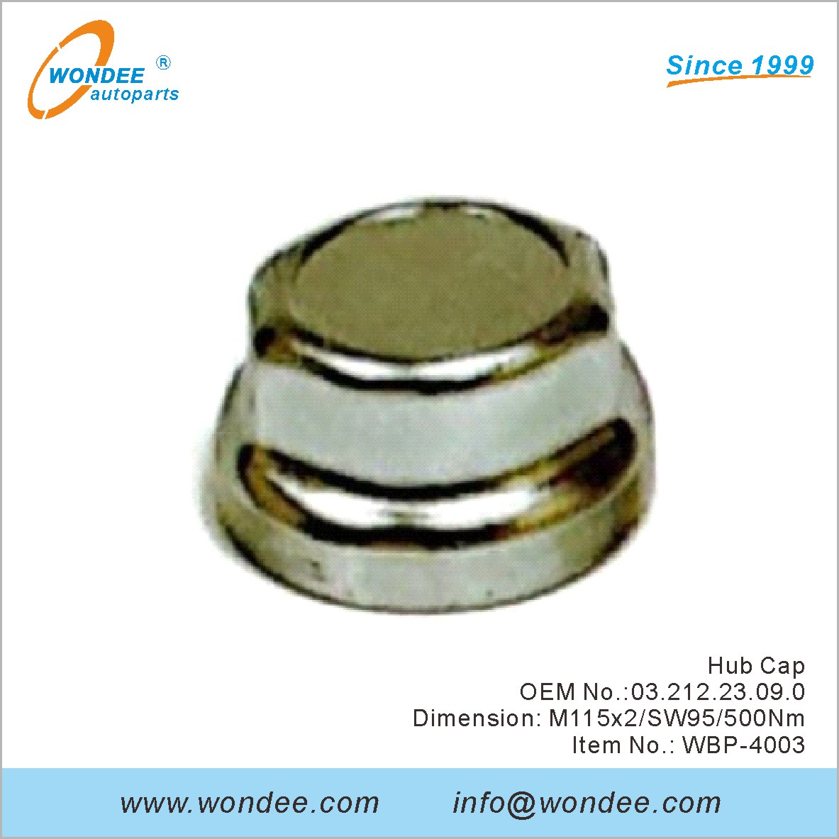 Hub Cap OEM 0321223090 для BPW от Wondee