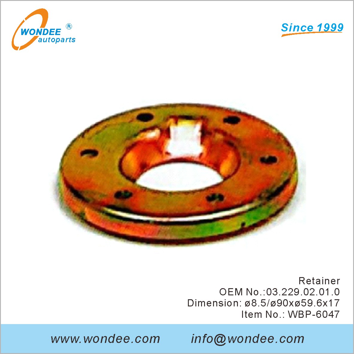 Удержание OEM 0322902010 для BPW от Wondee