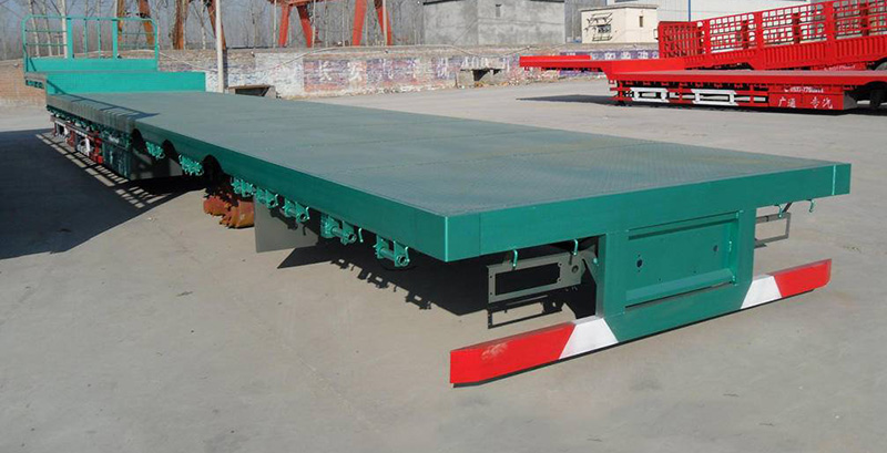 Wondee 3-Axle Heavy Duty Flatbed Semi Trailer от поставщика Китая