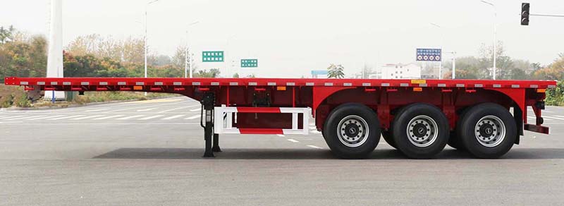 Wondee 3-Axle Flatbed Semi Trailer для контейнера от производителя Китая