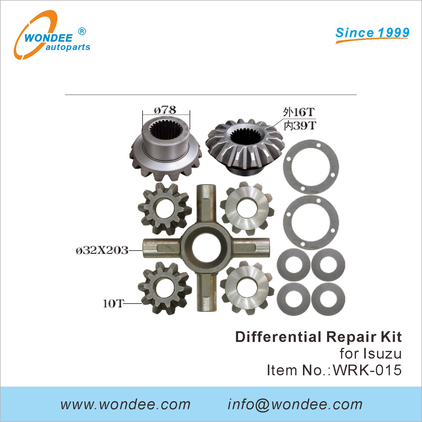 Wondee Differial Repair Kit (15)