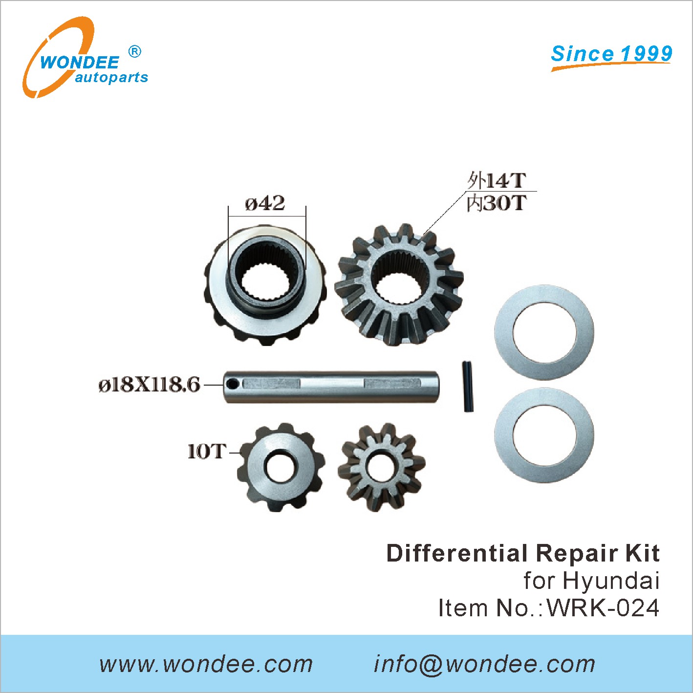 Wondee Differial Repair Kit (24)