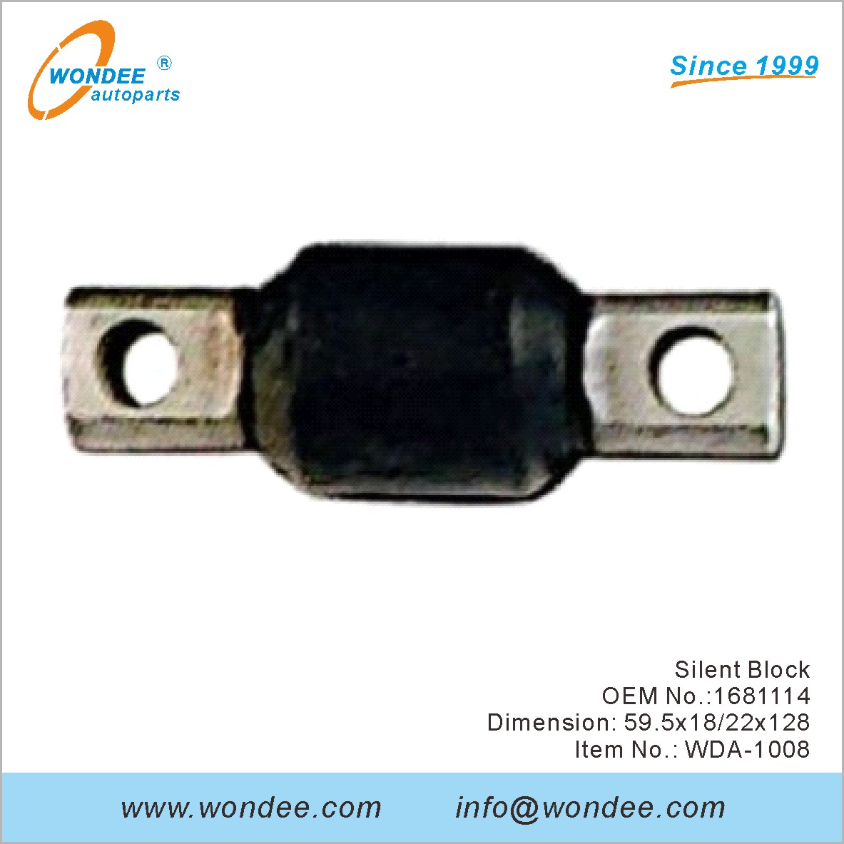 Silent Block OEM 1681114 для DAF от Wondee