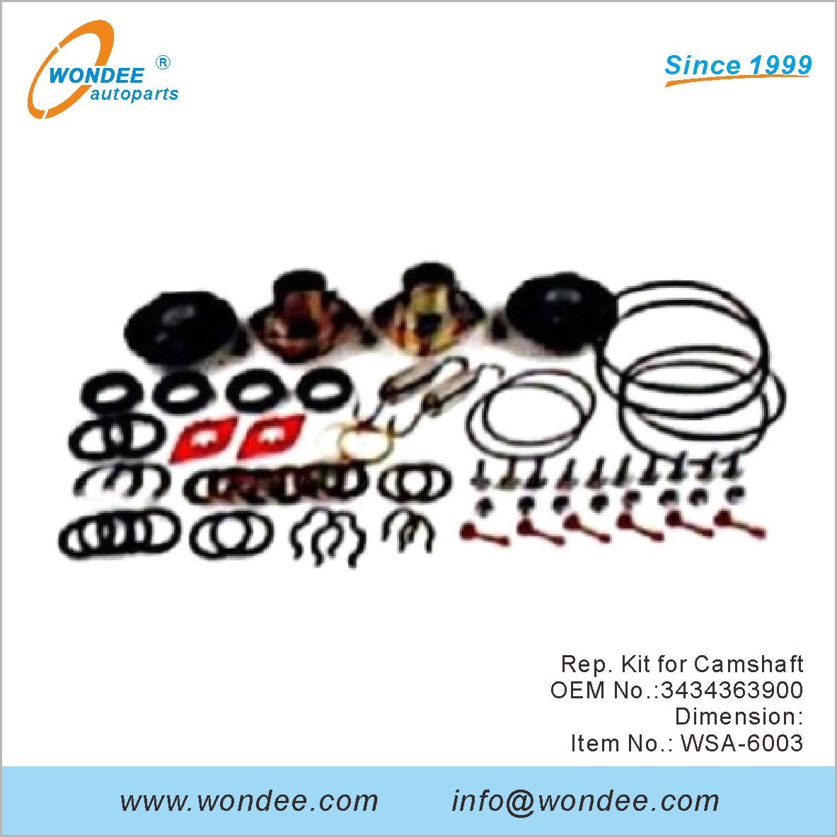 Rep.Kit для OEM 343434363900 для SAF от Wondee