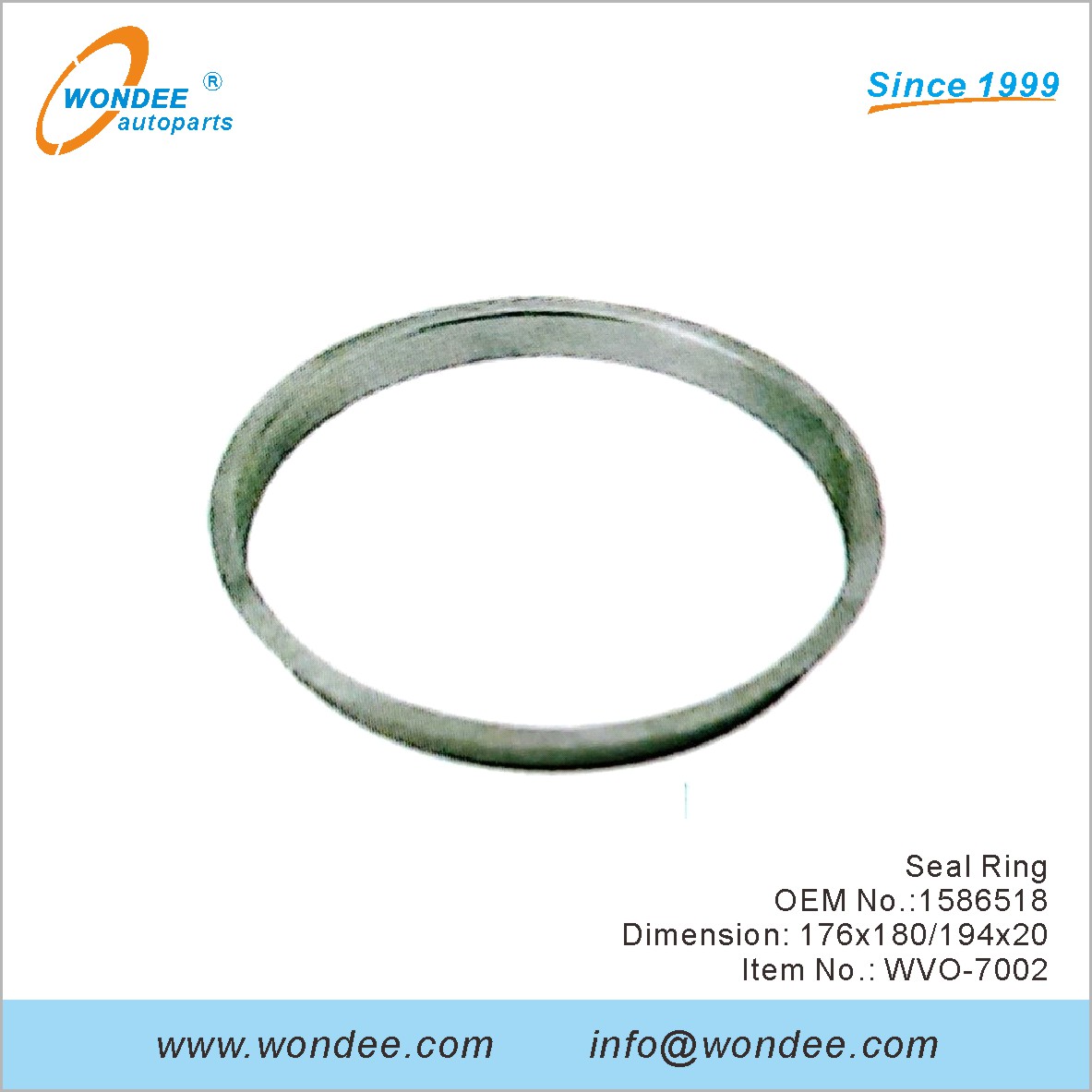 Seal Ring OEM 1586518 для Volvo от Wondee