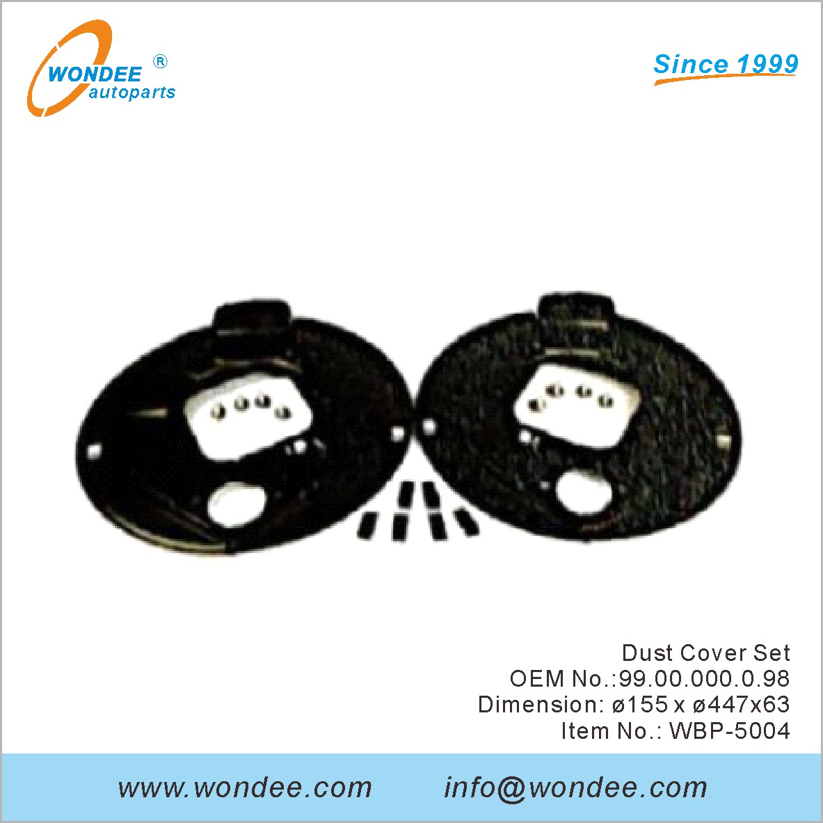 Dust Cover Set OEM 9900000098 для BPW от Wondee