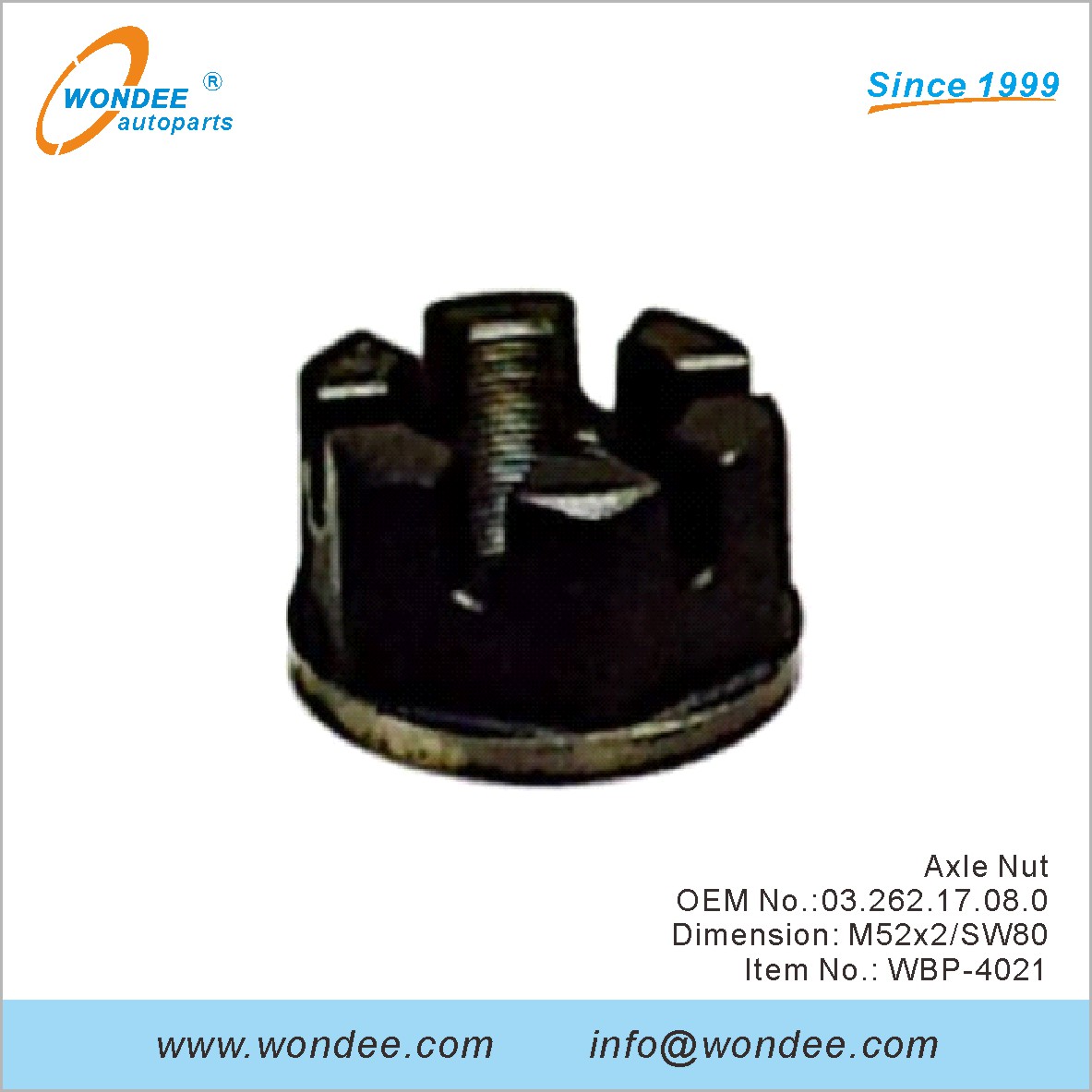 Oecle Nut OEM 0326217080 для BPW от Wondee